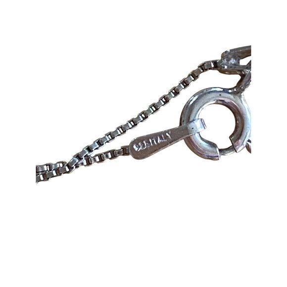 Sterling Silver Inspirational Pendant Necklace With Heart & Cross Design - Picture 7 of 10